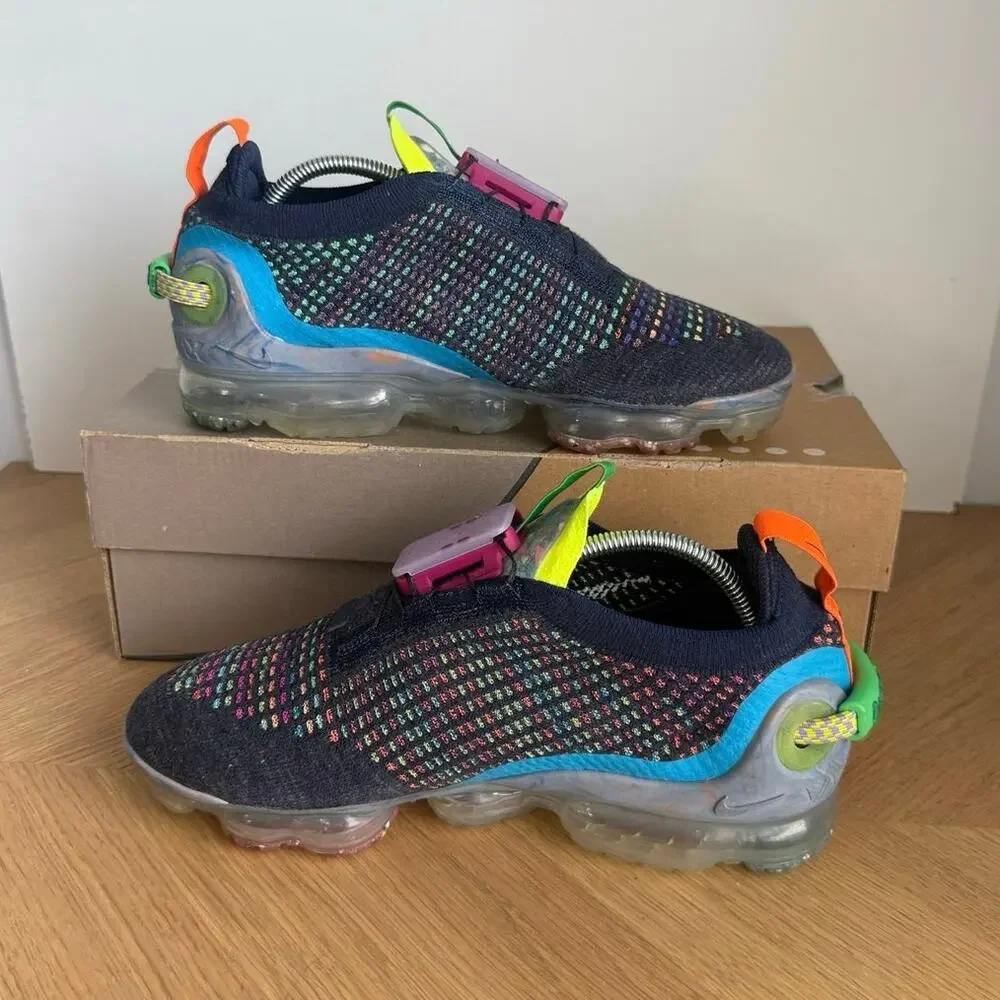 Nike Air Vapormax Flyknit ‘Deep Royal Blue’ Men Sneakers- SZ Men 6.5 - Women 8 - Picture 8 of 11